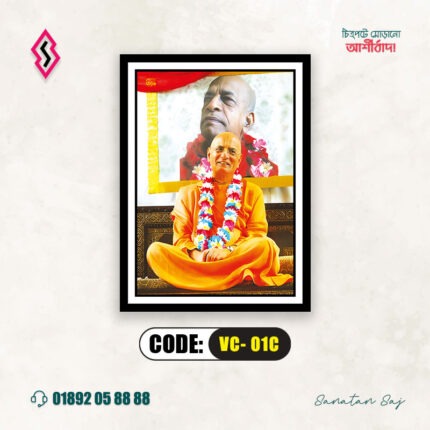 শ্রীল ভক্তিচারু স্বামী মহারাজ চিত্রপট (VC- 01C)